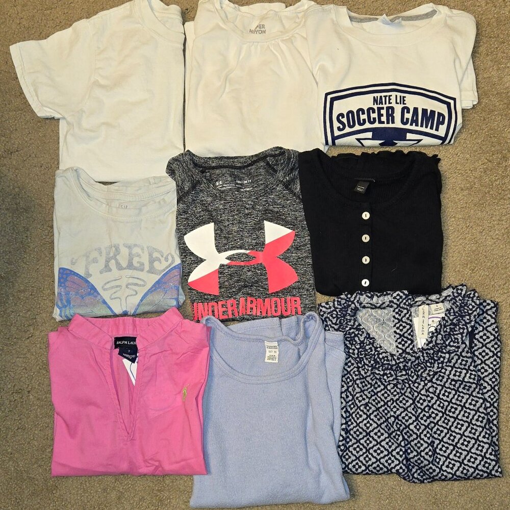 Girl's shirt bundle - M (7/8)